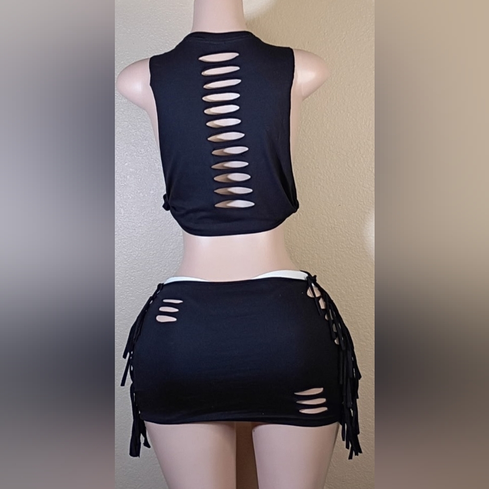 Iron Maiden Rolling Stones Custom Skirt Set - Picture 5 of 5
